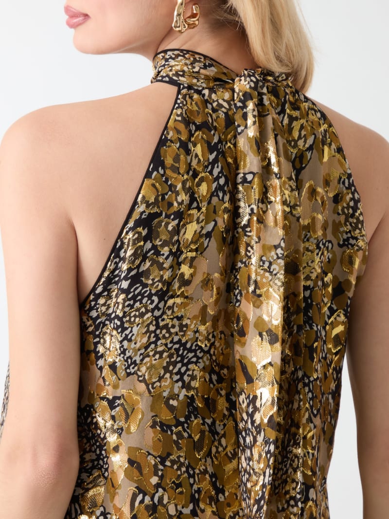 Leopard Allure Halter Top
