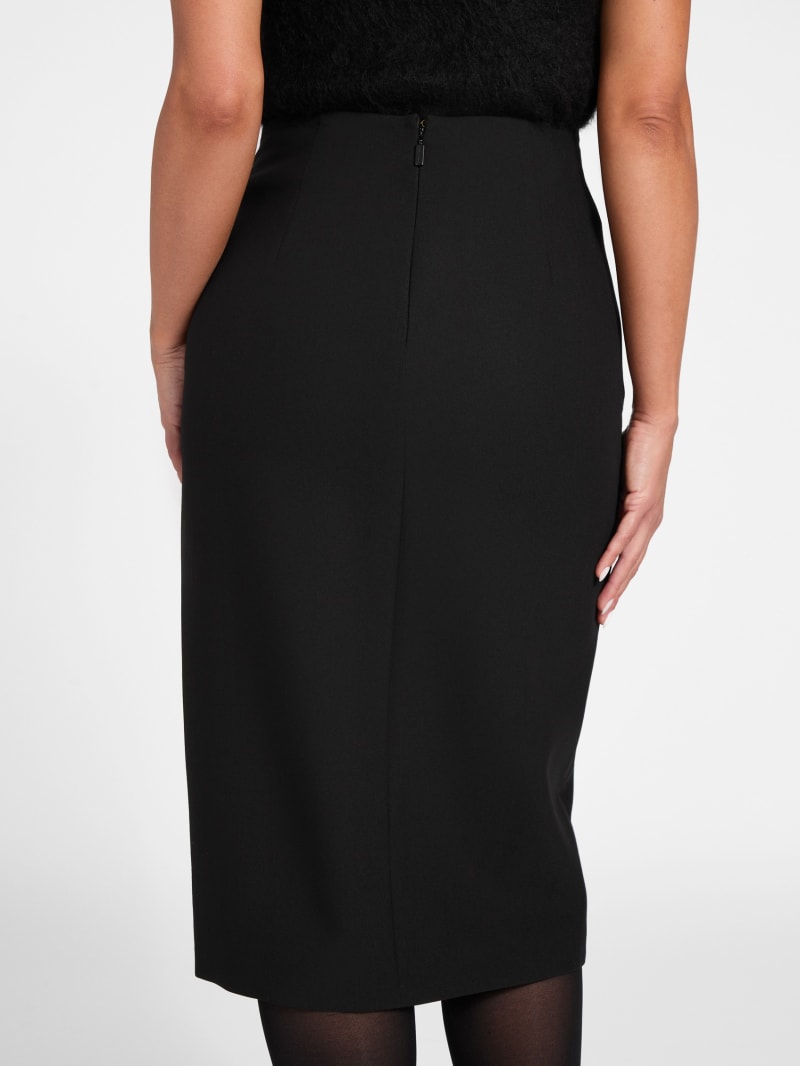 Dalia Buttons Midi Skirt
