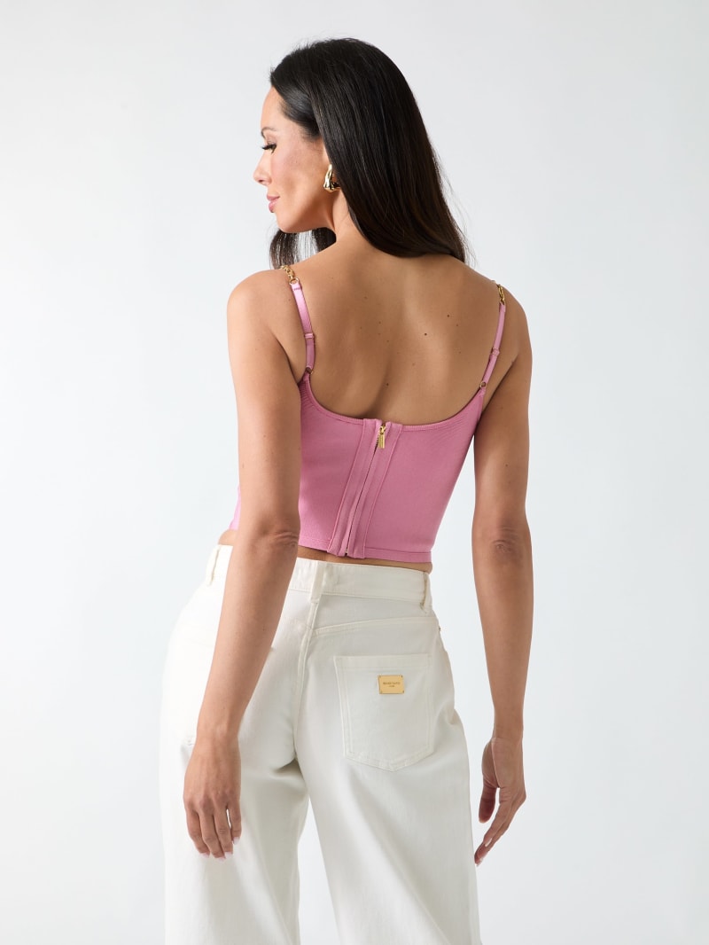 Aisha Bustier Bandage Crop Top