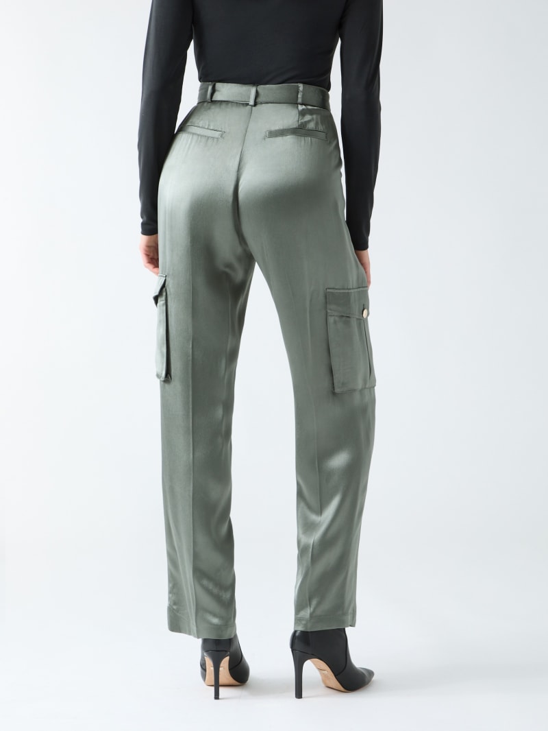 Fannie Satin Cargo Pant