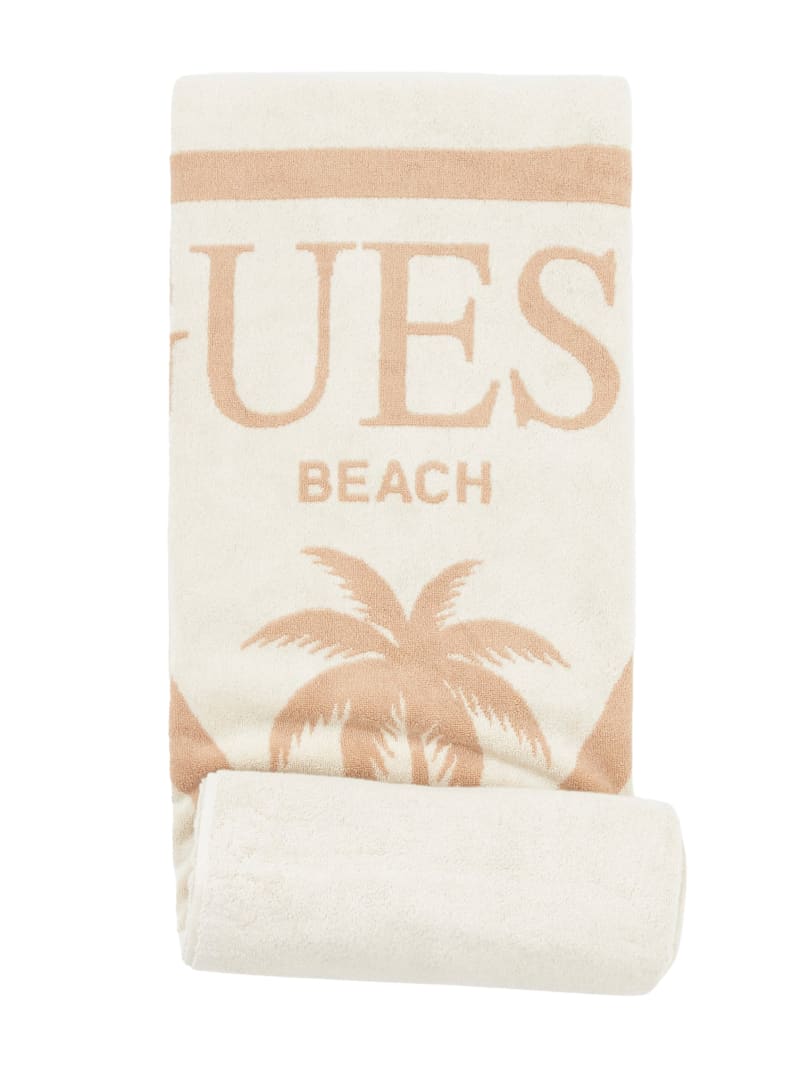 Jacquard Palm Triangle Logo Towel