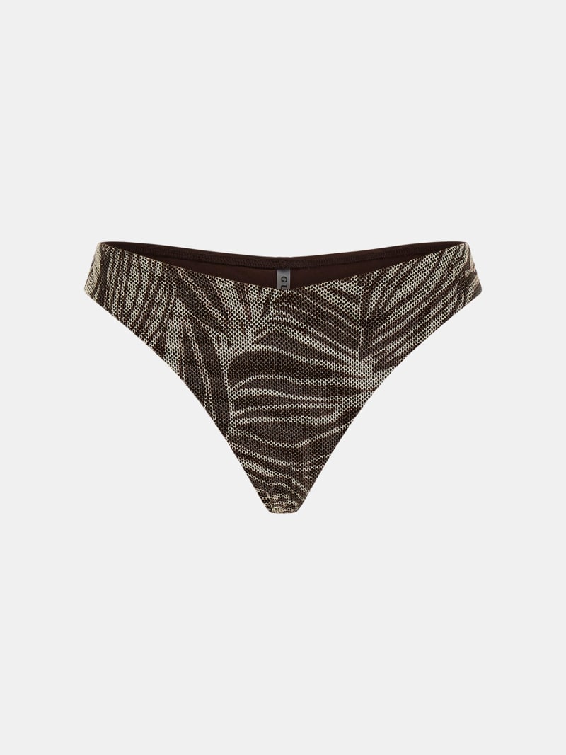 Animal print Brazilian bikini bottoms