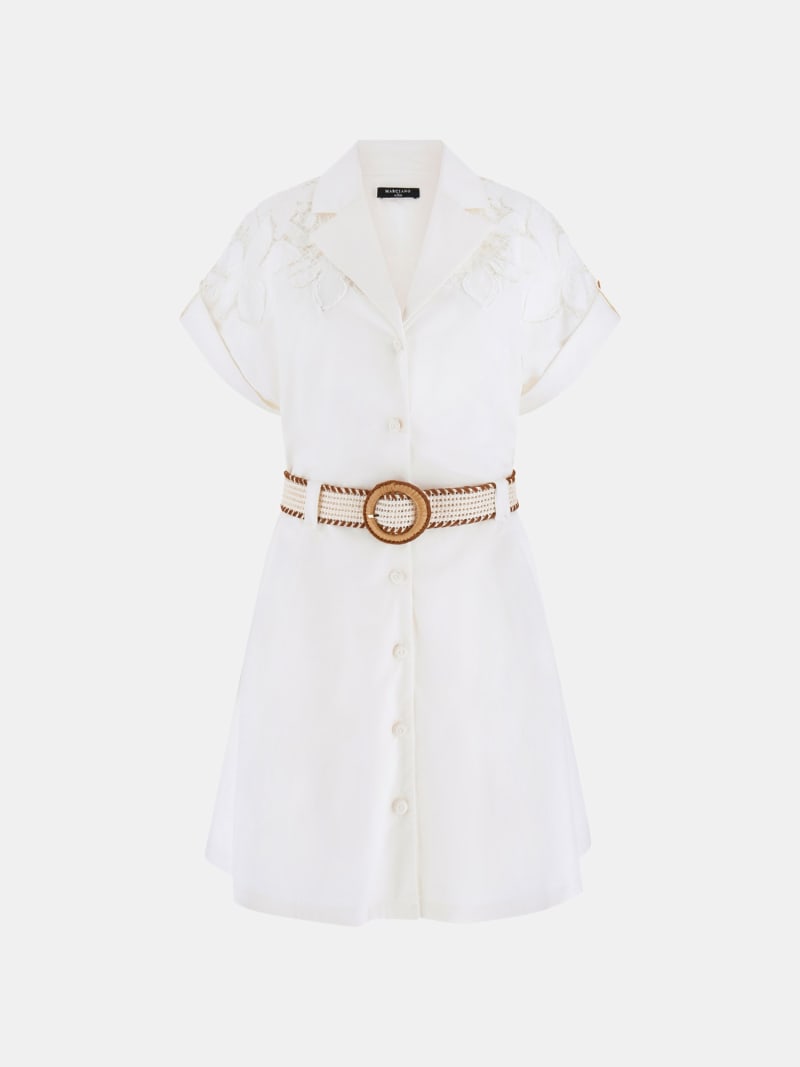 Marciano embroidered shirt dress