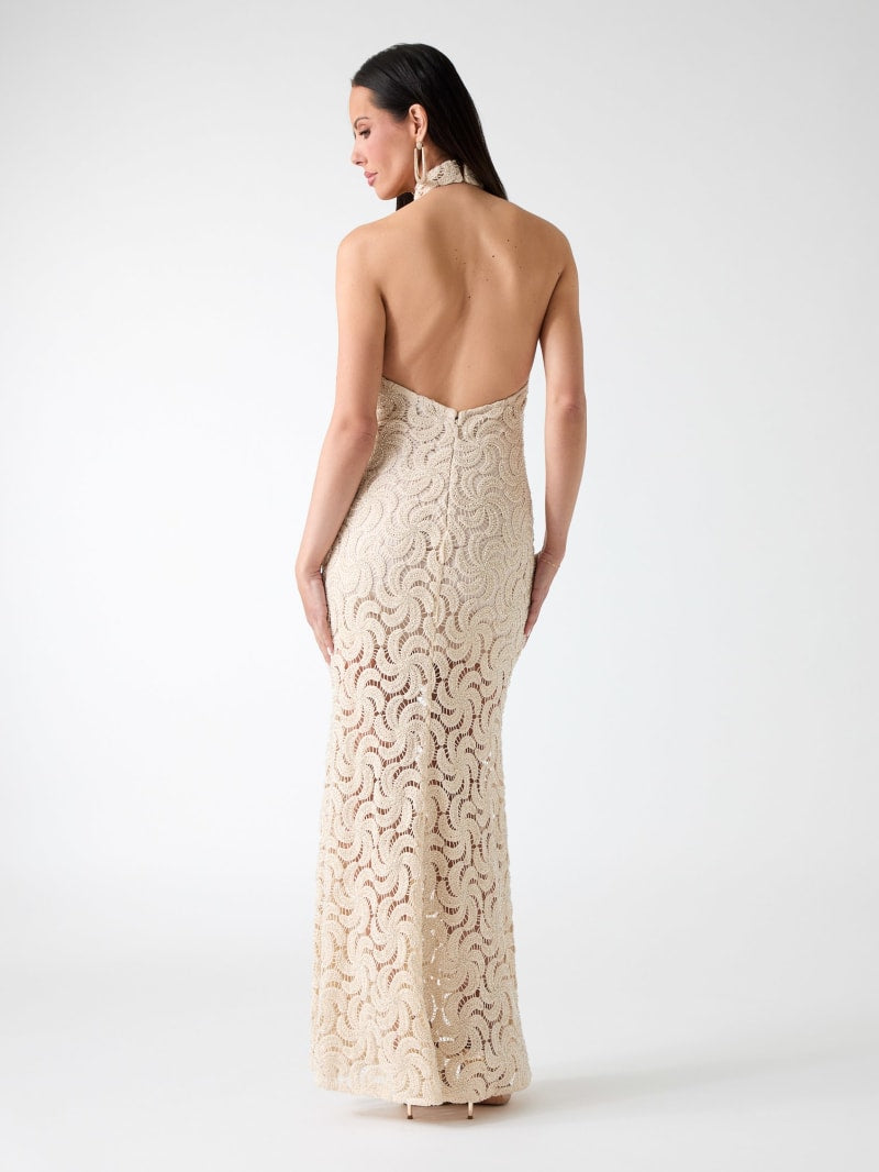 Marciano openwork textured dress