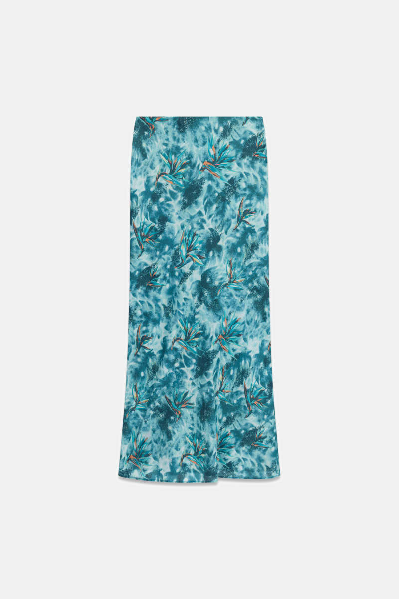 Marciano floral print maxi skirt