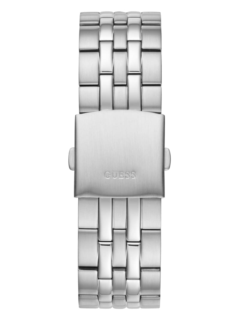 Silver Tone and Blue Sport Watch