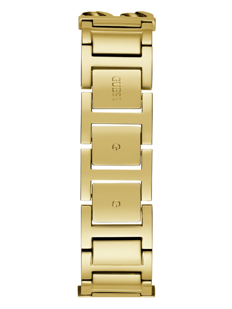 Gold-Tone Square Analog Watch