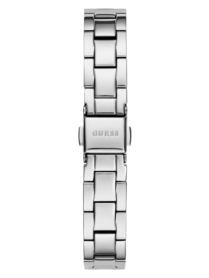 Mini Silver-Tone Analog Watch