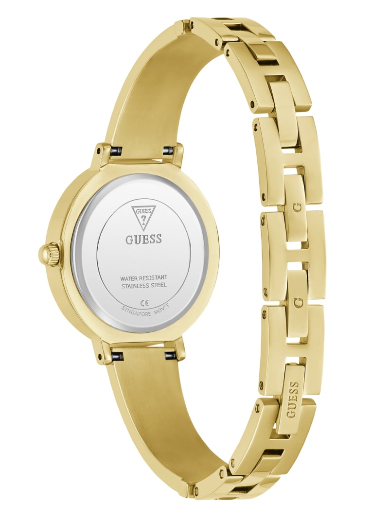 Crystal Stainless Steel analogue watch 30 mm