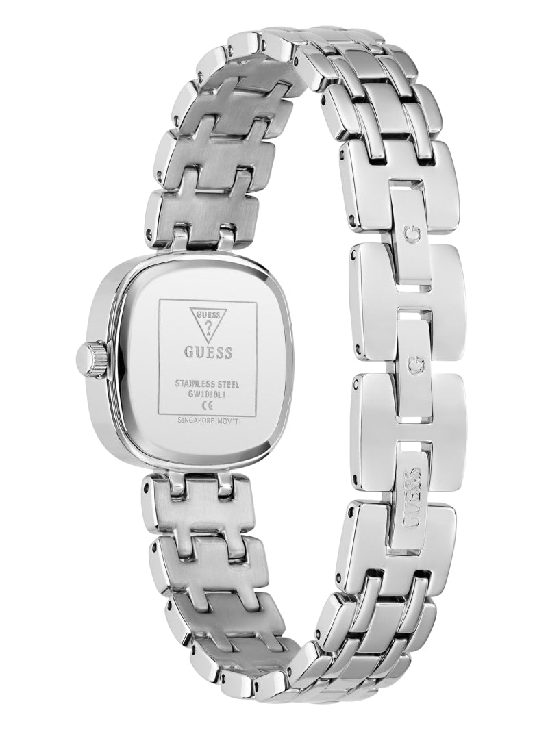 Crystal Recycled Steel analogue watch 25 mm