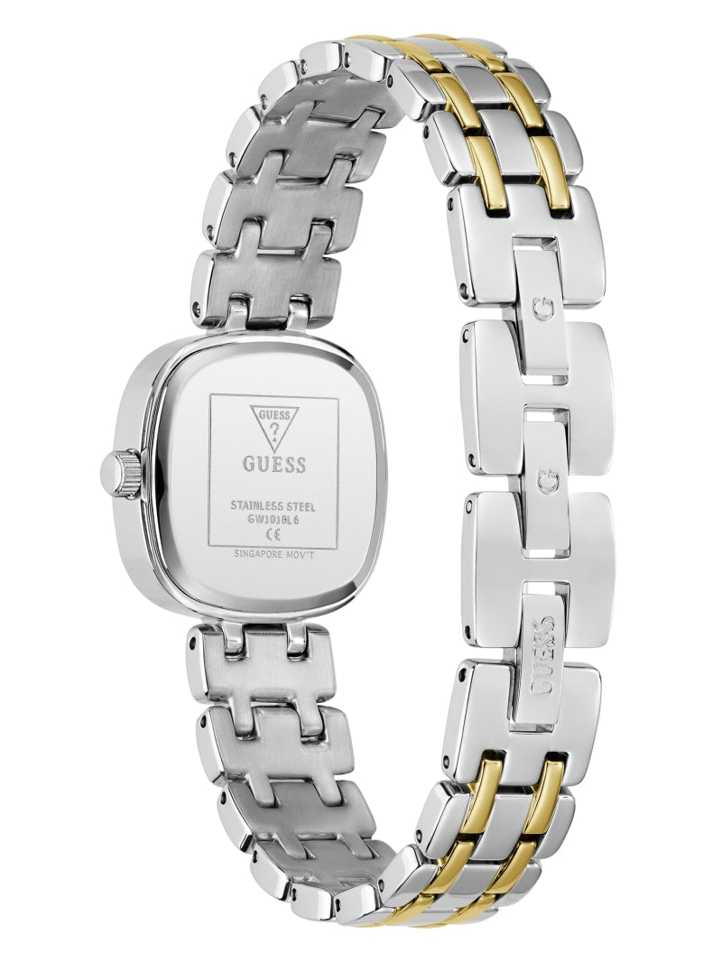 Crystal Recycled Steel analogue watch 25 mm