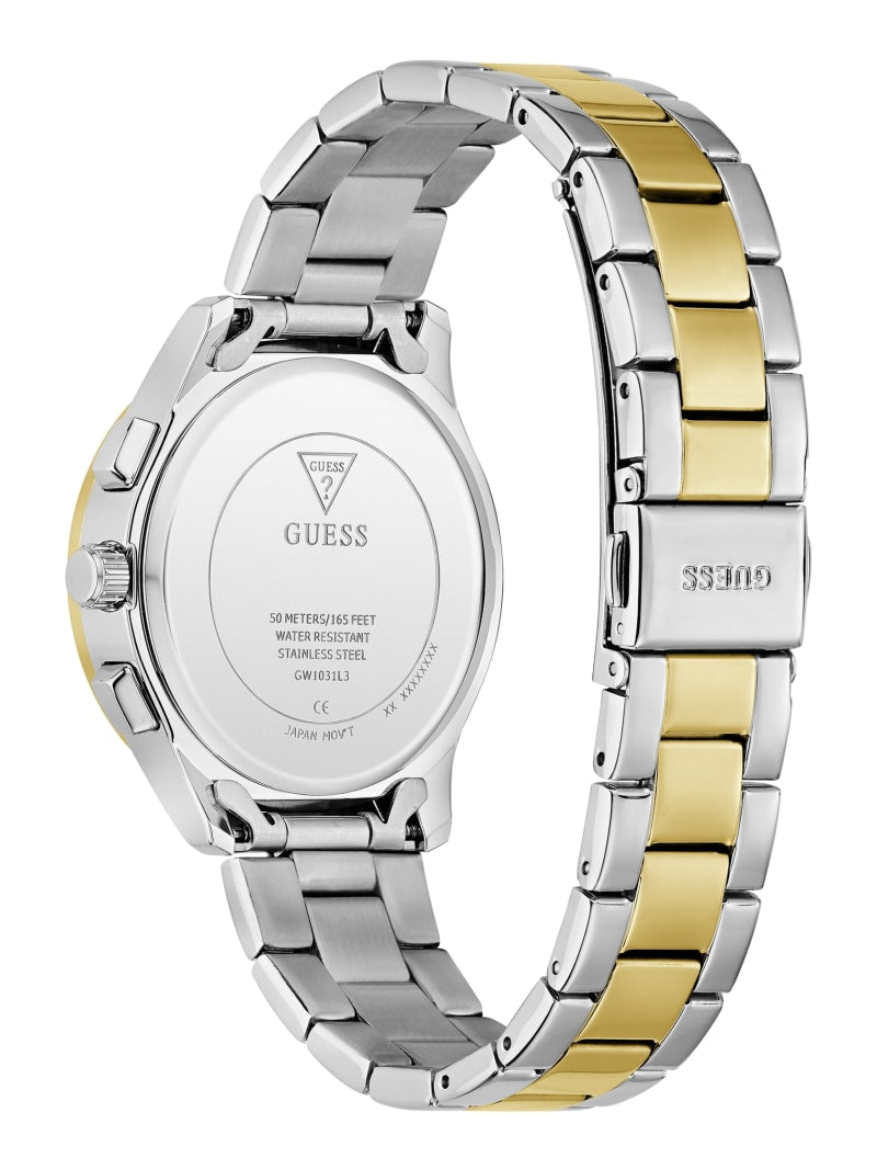 Recycled steel multi-function watch