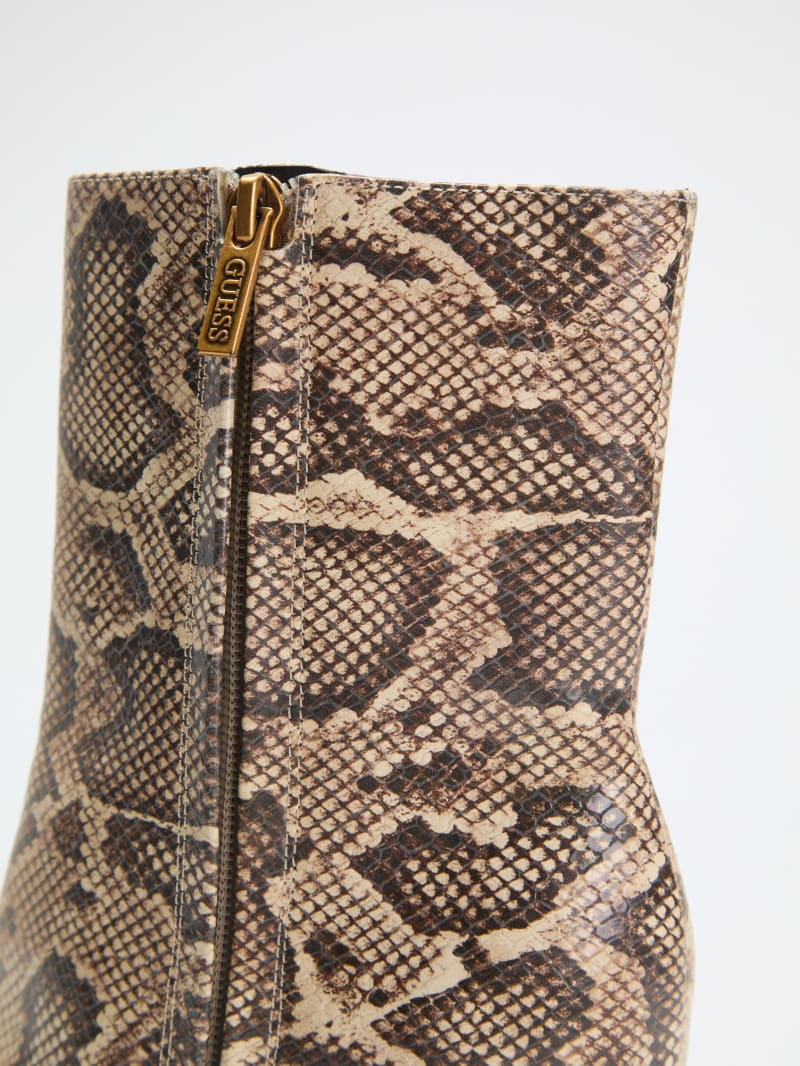 Richly Faux-Leather Booties