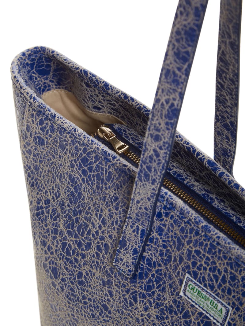 Cracked Leather Serapia Tote
