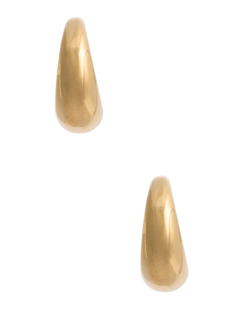 Gold-Tone Lightweight Hoop Earrings