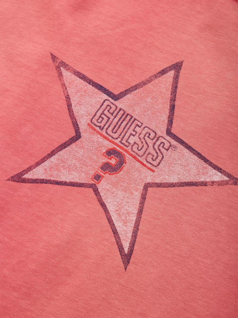 distressed star tee
