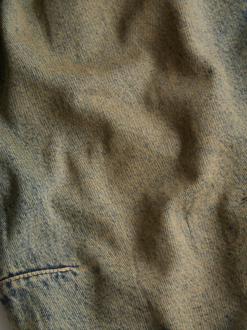 flannel lined relaxed denim pant