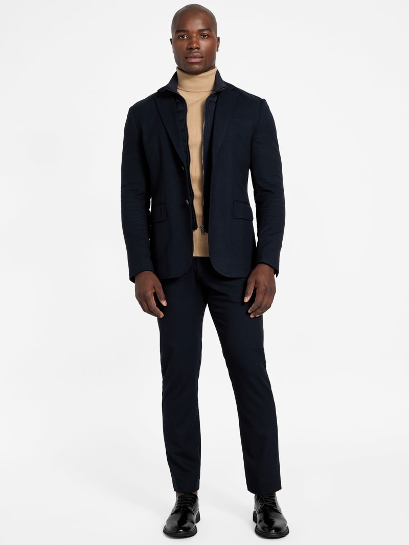 Myron Wool-Blend Dressy Pants