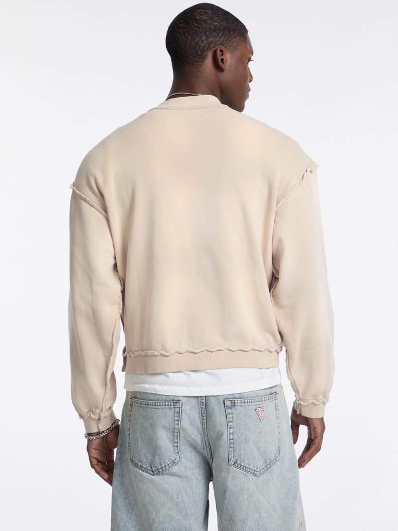 GUESS Originals Eco Boxy Applique Crewneck