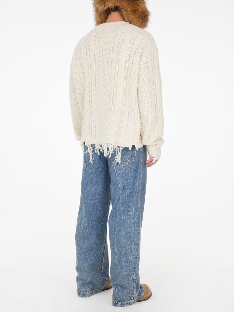 cable sweater