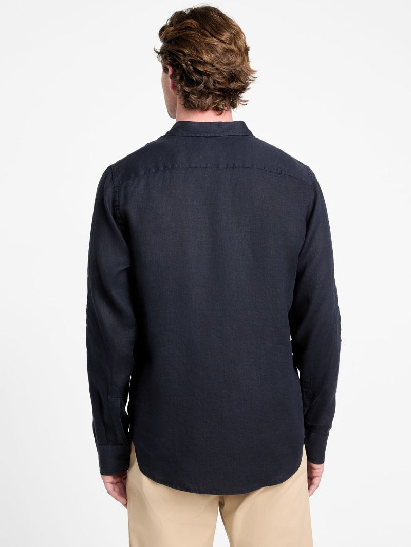 Eco Napa Linen-Blend Shirt