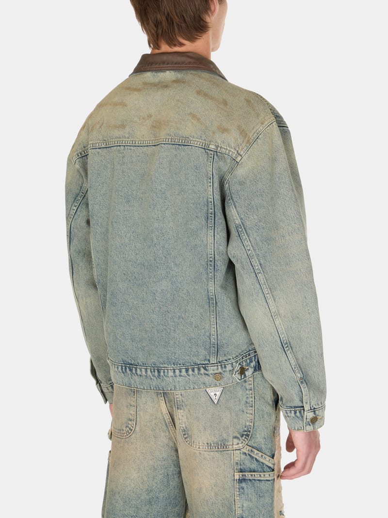 washed denim trucker jacket