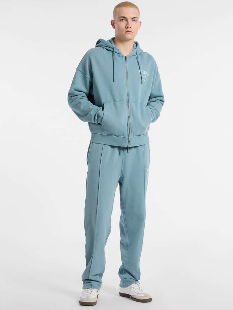 GUESS Originals Garment Dyed Zip-Up Hoodie