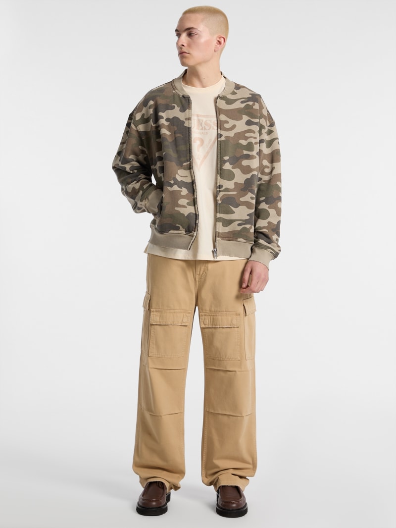 GUESS Originals Eco Sweatshirt Flight Jacket