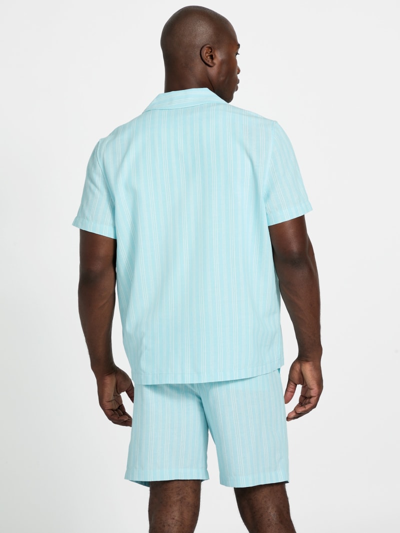 Linen-blend shirt