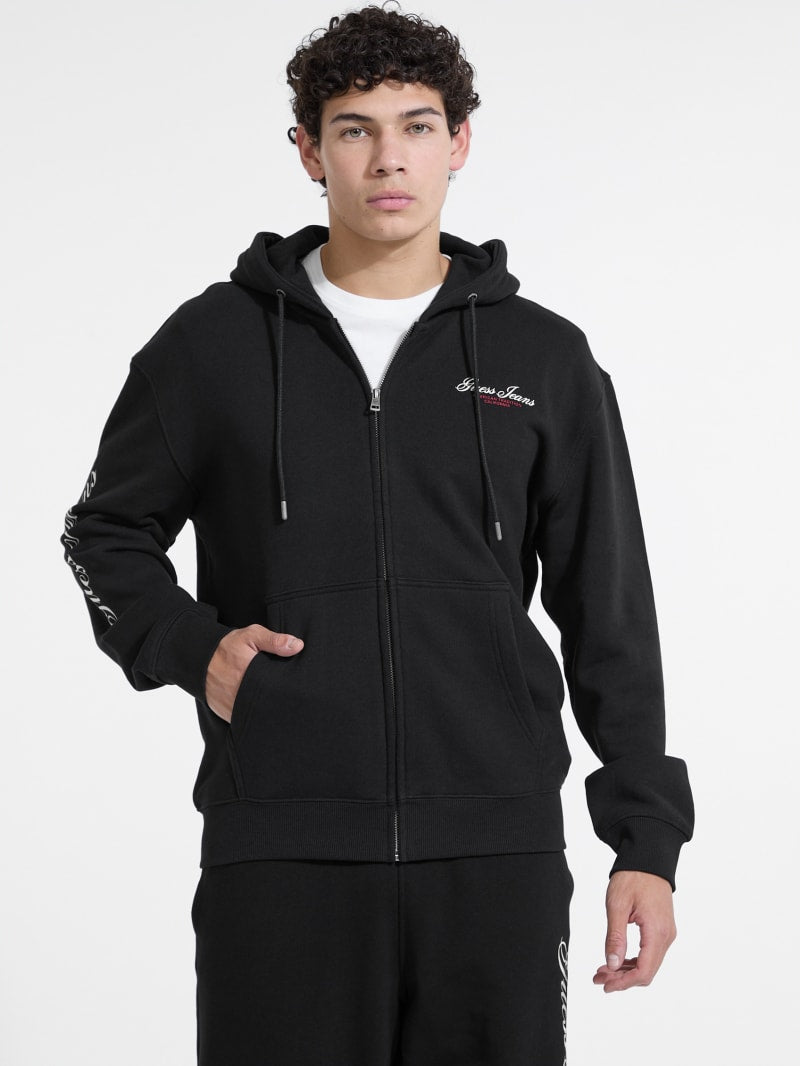 Script Zip Hoodie