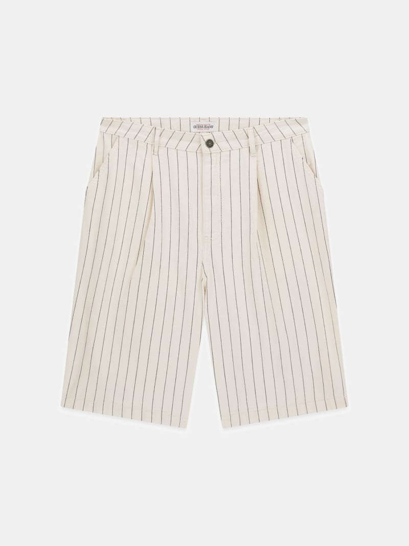 Striped baggy bermuda