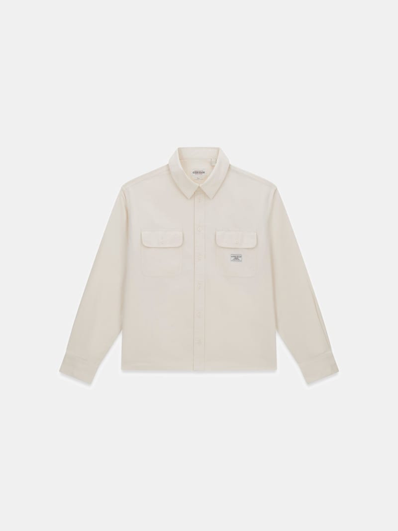 Boxy Crop Pocket Shirt