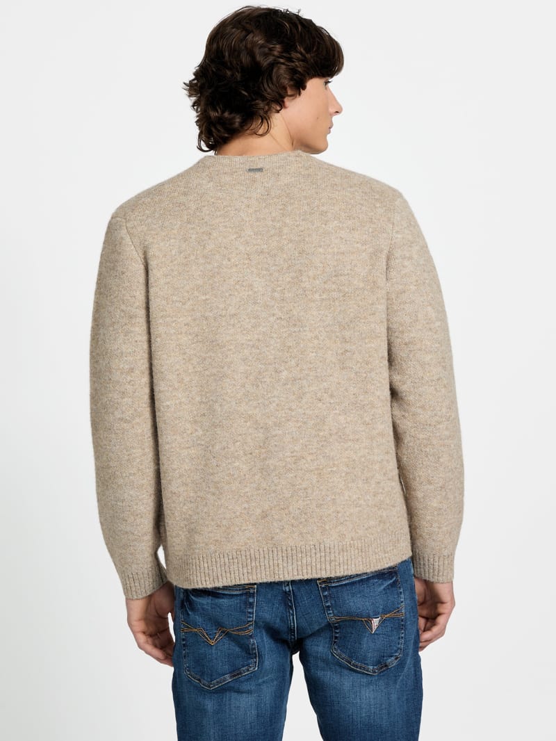Wool-blend cardigan