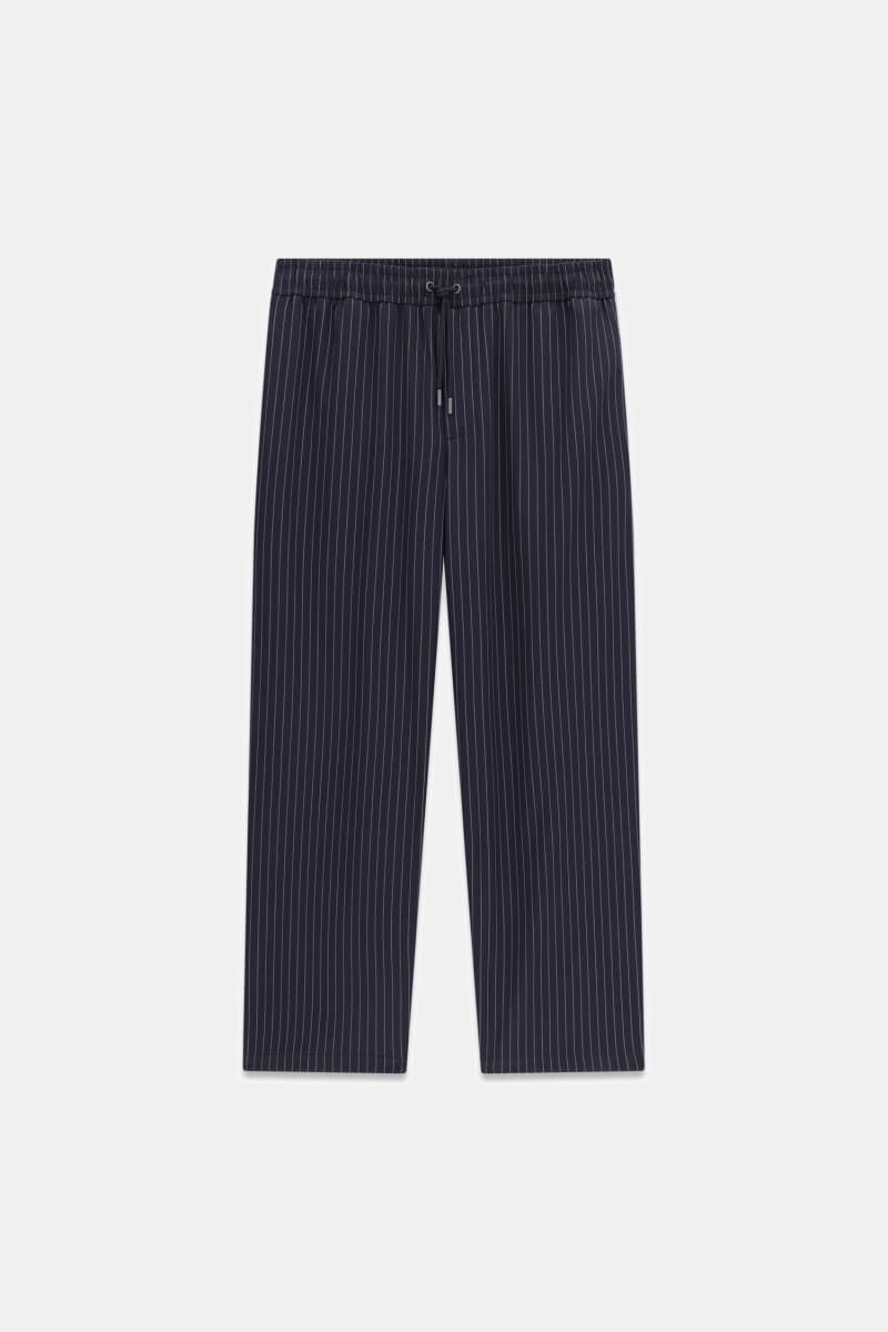 Pinstriped pants