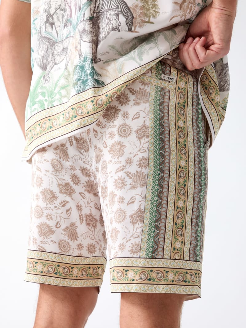 All over printed shorts