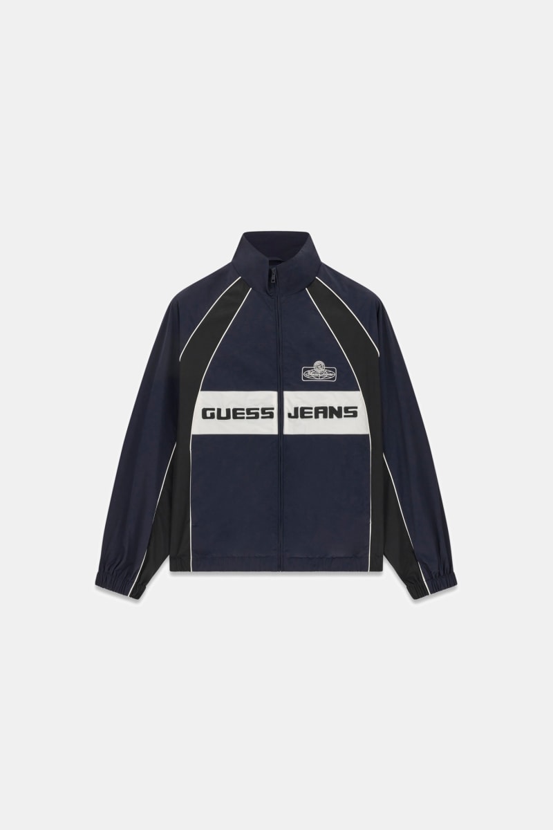 Nylon bomber jacket