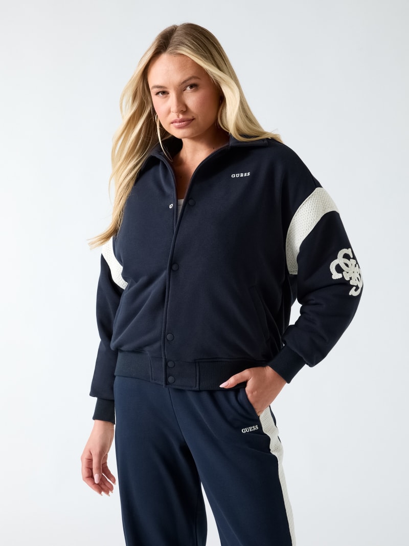 Logo bomber jacket