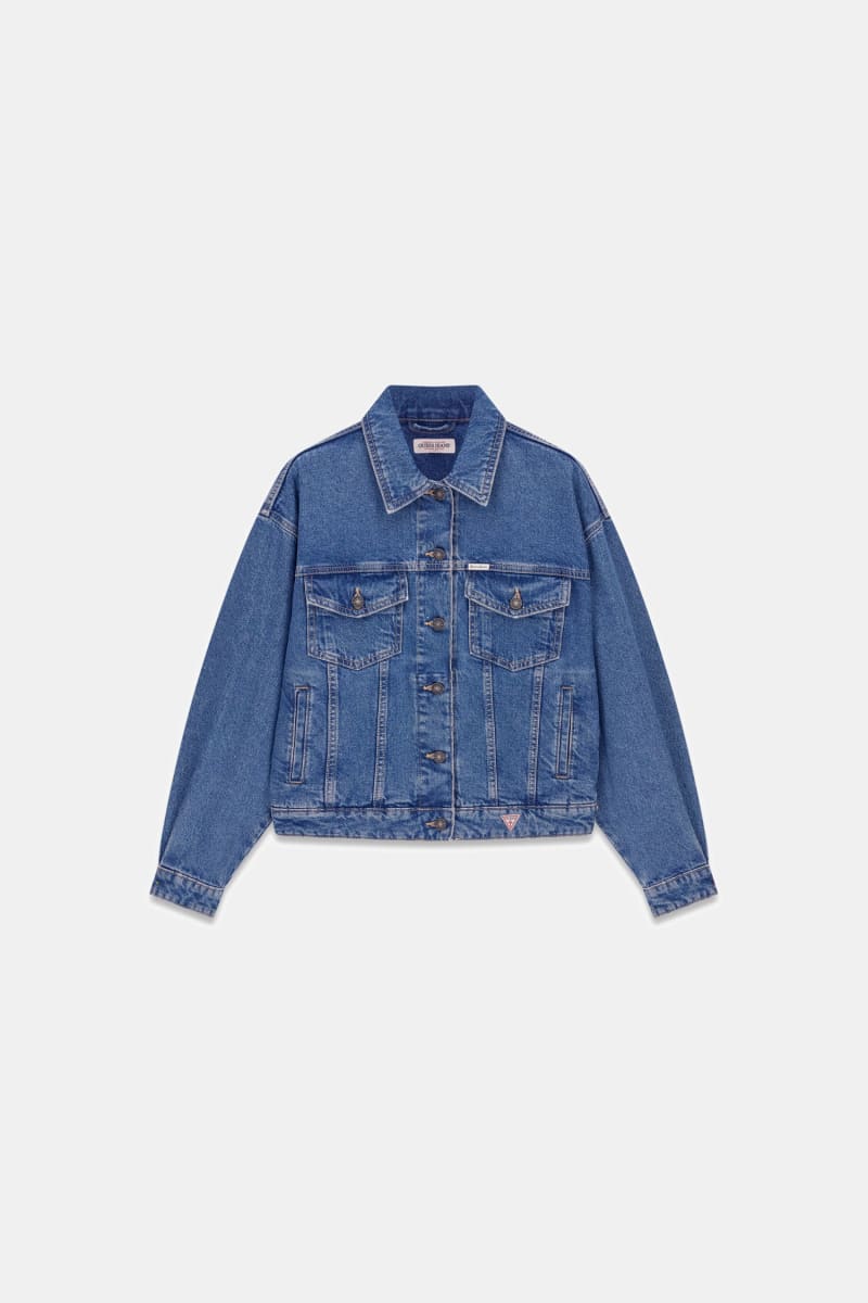 Oversized Denim Trucker Jacket