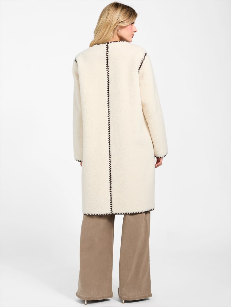 Mia Sherpa Midi Coat