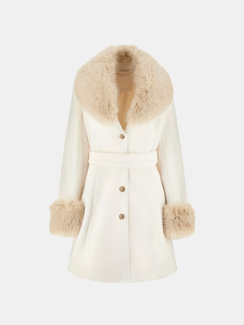 Wool blend coat
