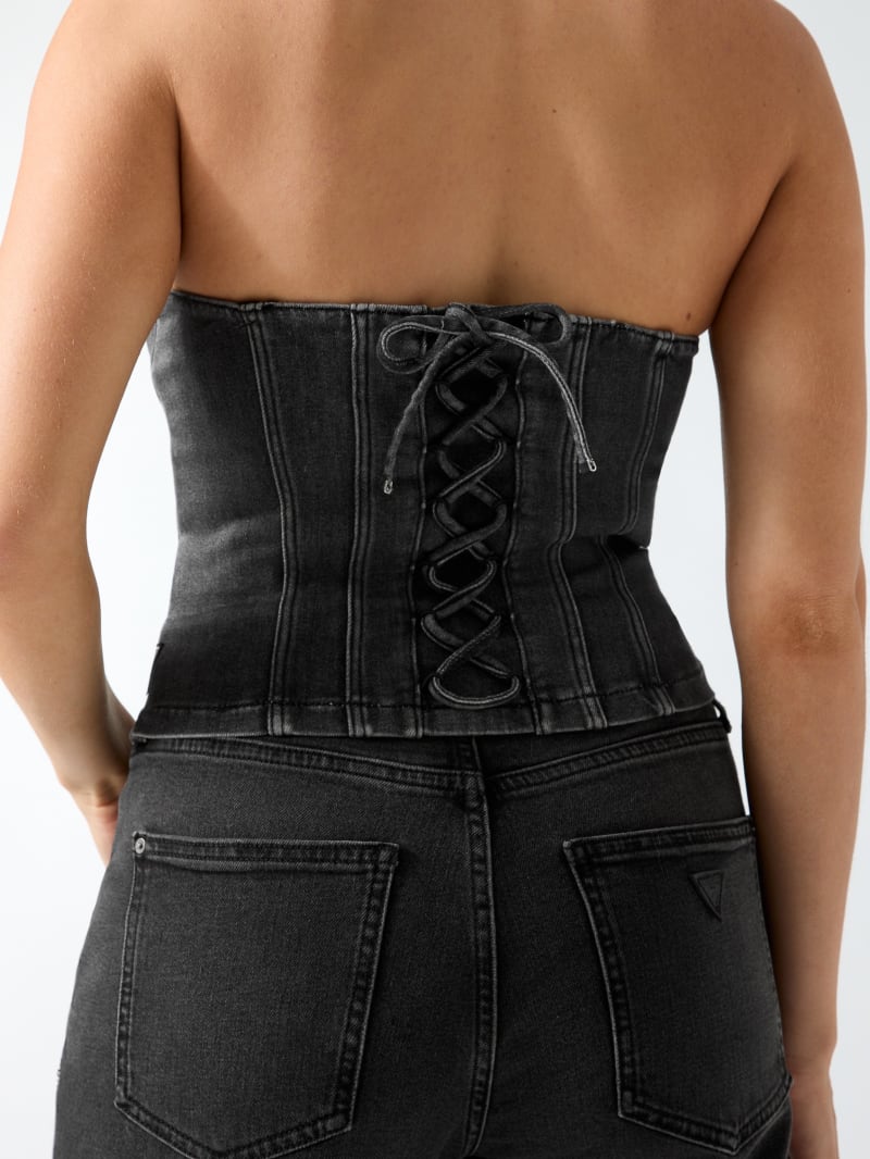 Denim bustier