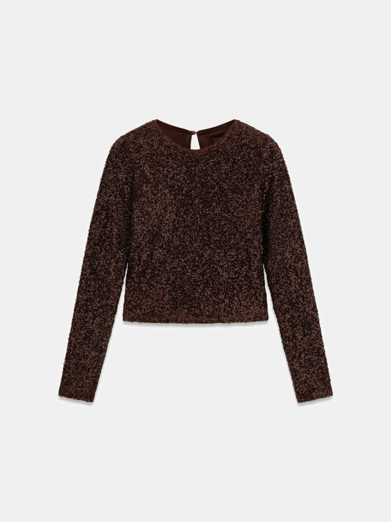 Sequins cropped top