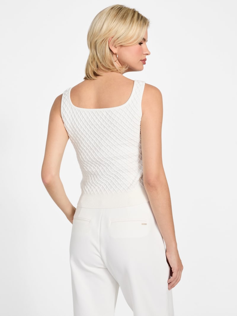 Textured sweater top