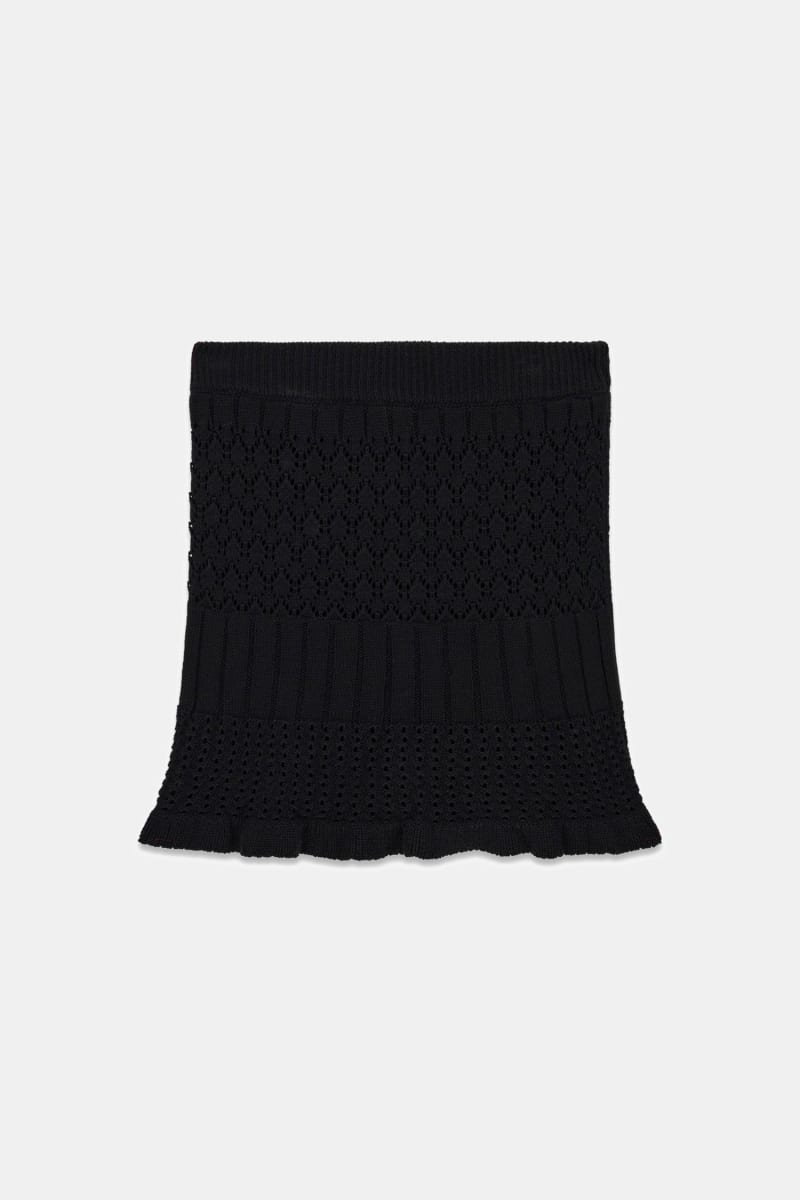 Crocheted Mini Skirt