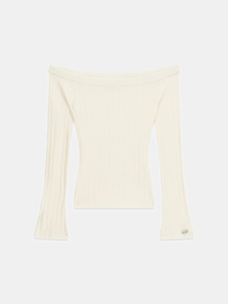 Off-shoulder sweater