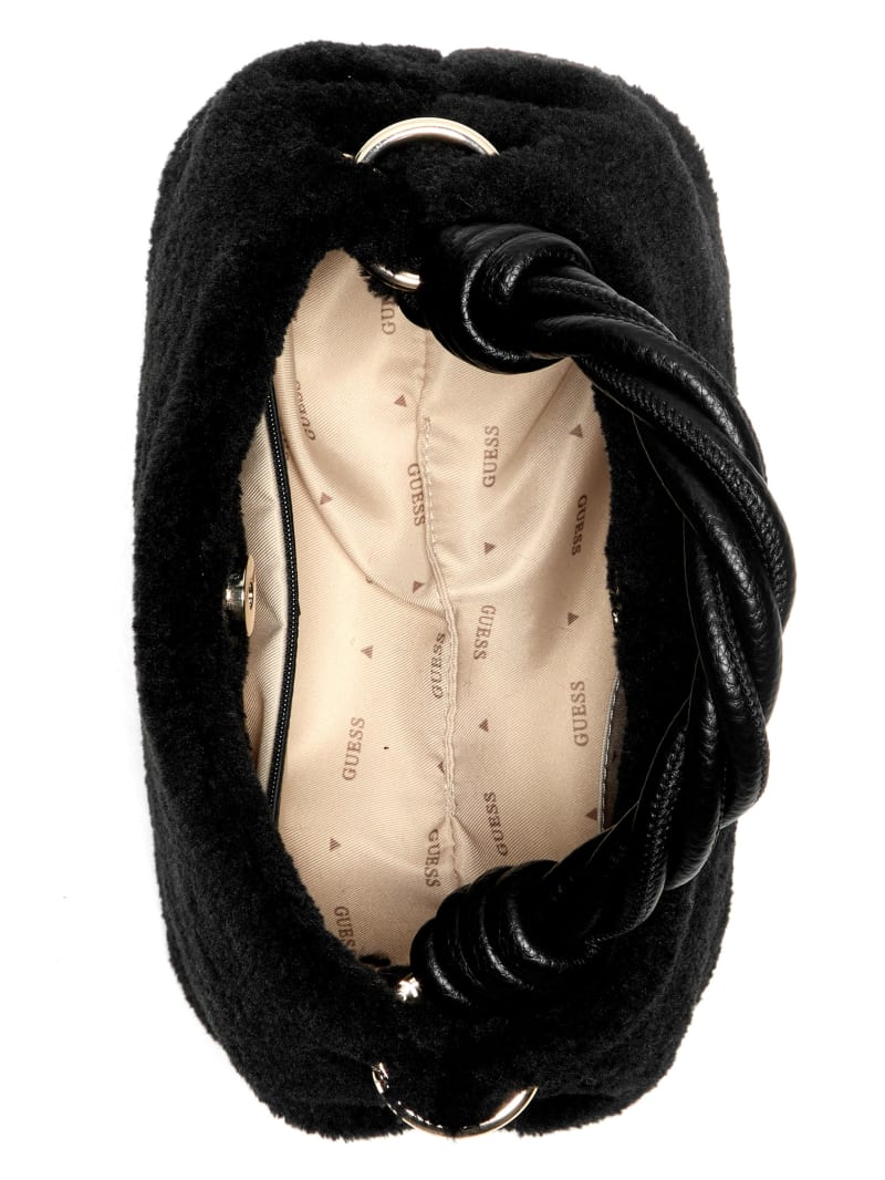 Shaida Faux-Fur Top-Handle Crossbody