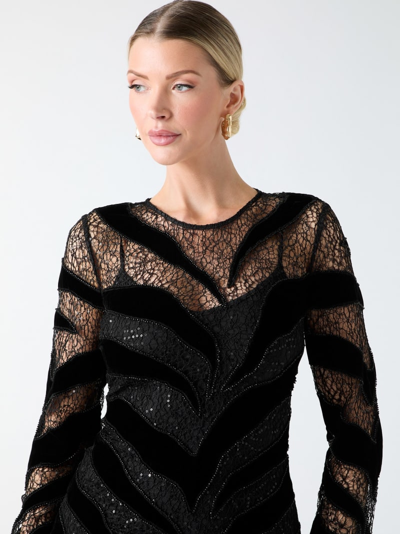 Sonata Sequin Lace Dress