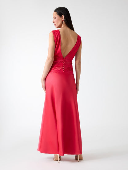 Lavina Satin Gown