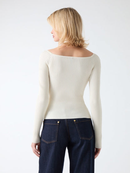 Kingsley Silk-Blend Sweater Top