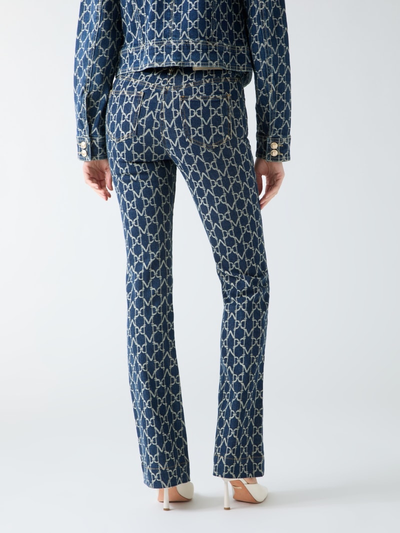 Bea Monogram Denim Pant
